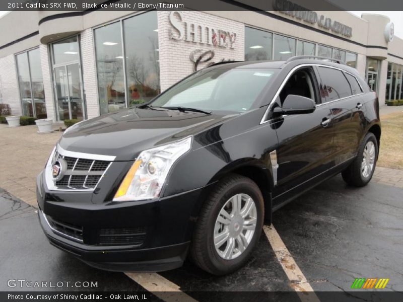 Black Ice Metallic / Ebony/Titanium 2011 Cadillac SRX FWD