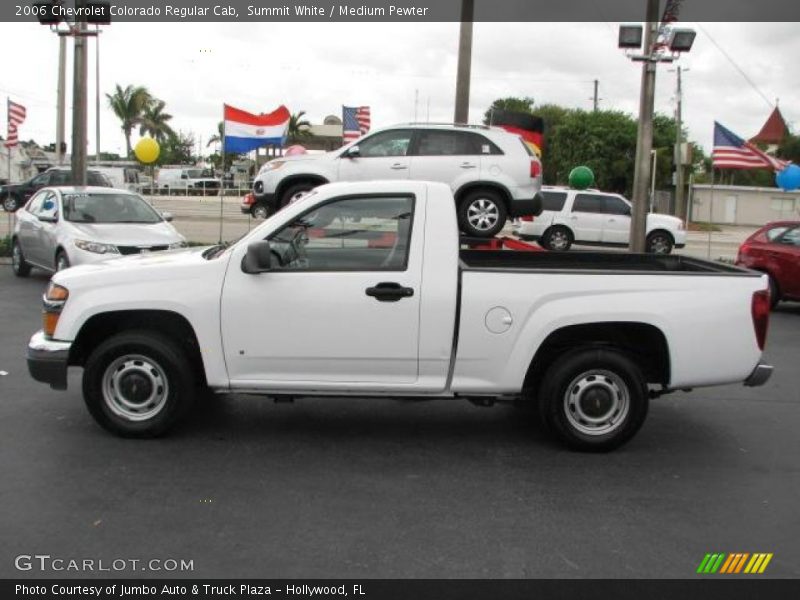 Summit White / Medium Pewter 2006 Chevrolet Colorado Regular Cab