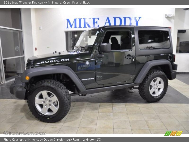 Natural Green Pearl / Black 2011 Jeep Wrangler Rubicon 4x4