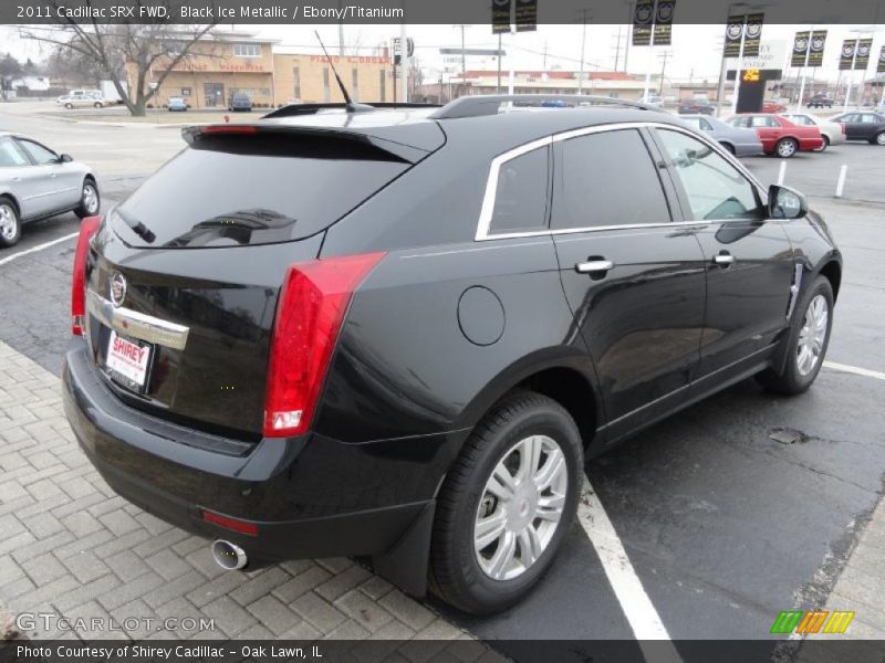 Black Ice Metallic / Ebony/Titanium 2011 Cadillac SRX FWD