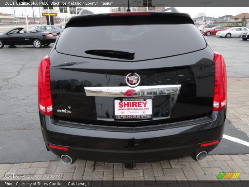 Black Ice Metallic / Ebony/Titanium 2011 Cadillac SRX FWD