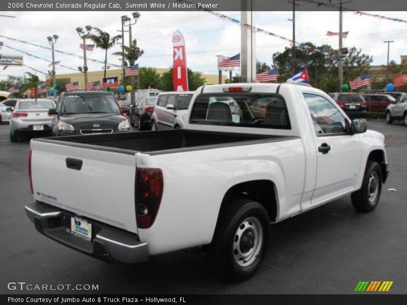 Summit White / Medium Pewter 2006 Chevrolet Colorado Regular Cab