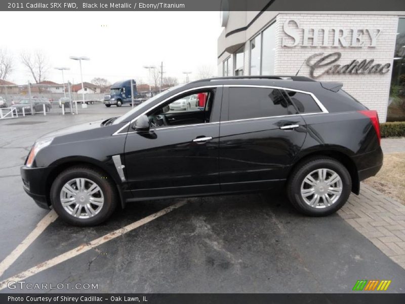 Black Ice Metallic / Ebony/Titanium 2011 Cadillac SRX FWD