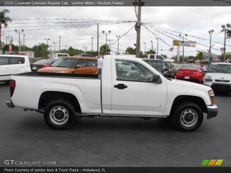 Summit White / Medium Pewter 2006 Chevrolet Colorado Regular Cab