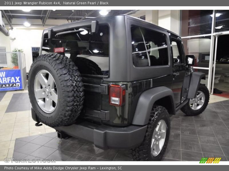 Natural Green Pearl / Black 2011 Jeep Wrangler Rubicon 4x4