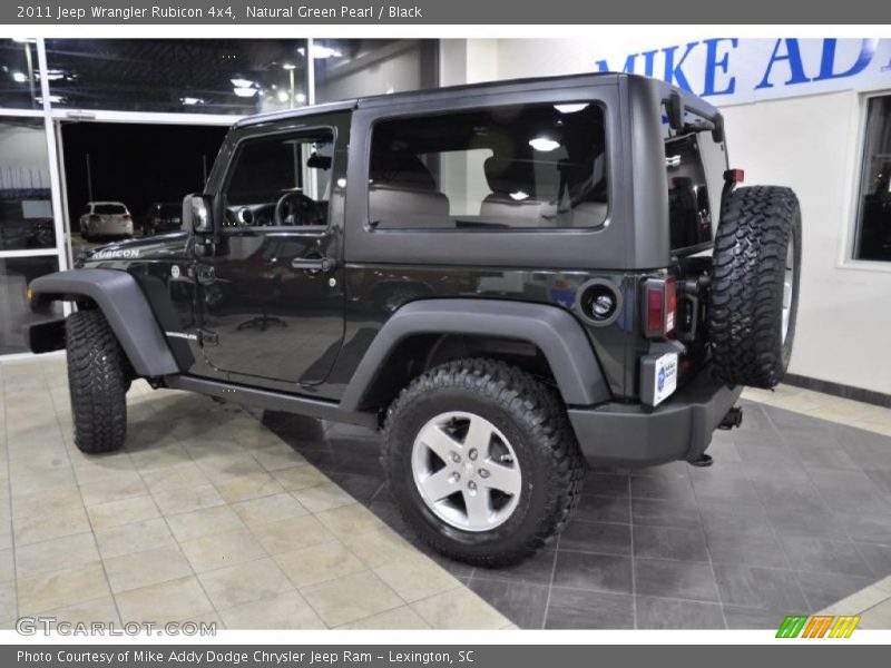 Natural Green Pearl / Black 2011 Jeep Wrangler Rubicon 4x4