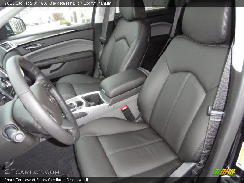 Black Ice Metallic / Ebony/Titanium 2011 Cadillac SRX FWD