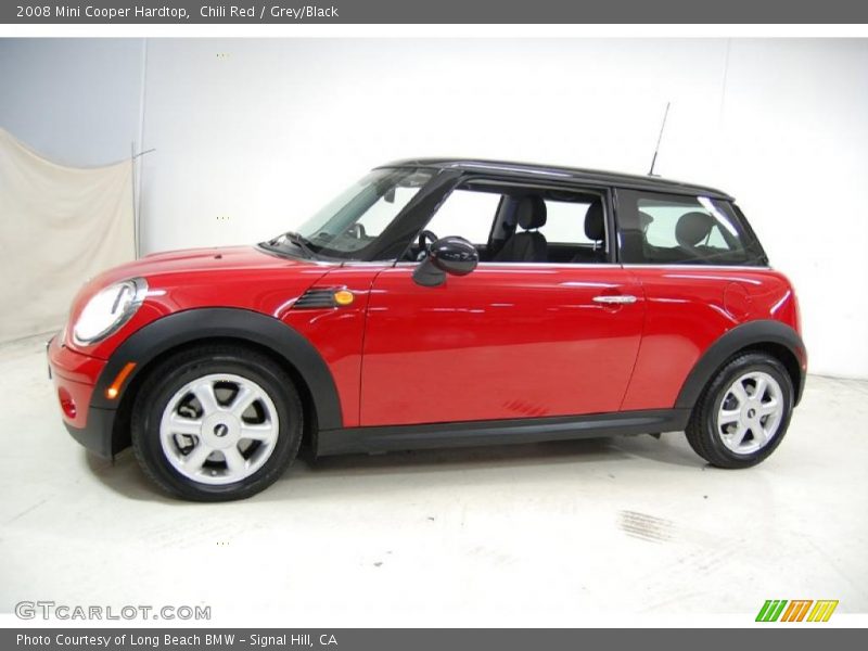 Chili Red / Grey/Black 2008 Mini Cooper Hardtop