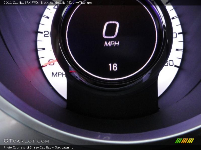 Black Ice Metallic / Ebony/Titanium 2011 Cadillac SRX FWD