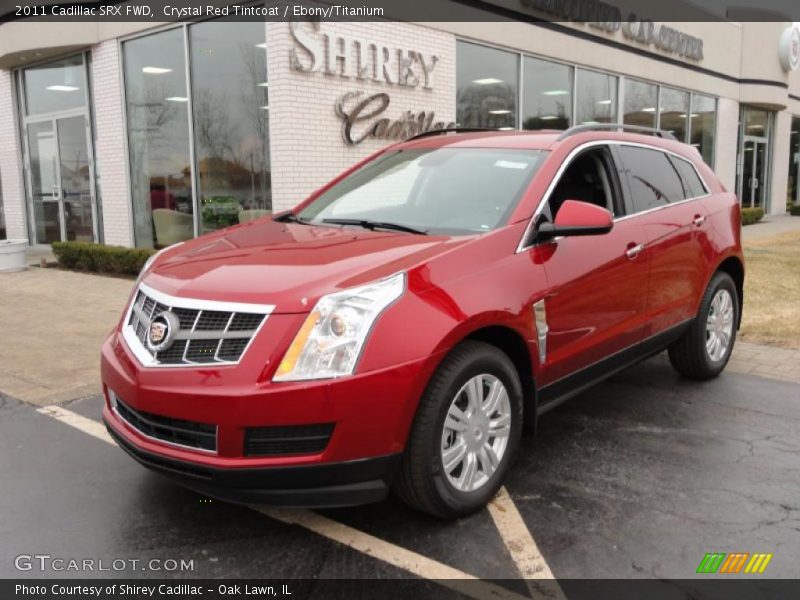 Crystal Red Tintcoat / Ebony/Titanium 2011 Cadillac SRX FWD