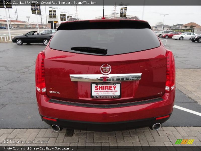 Crystal Red Tintcoat / Ebony/Titanium 2011 Cadillac SRX FWD