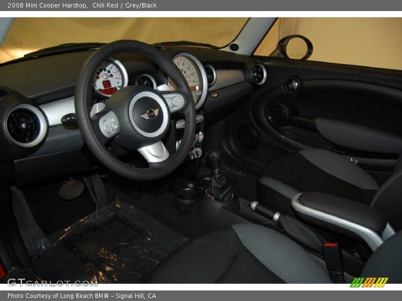 Chili Red / Grey/Black 2008 Mini Cooper Hardtop