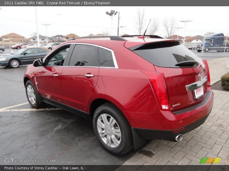 Crystal Red Tintcoat / Ebony/Titanium 2011 Cadillac SRX FWD