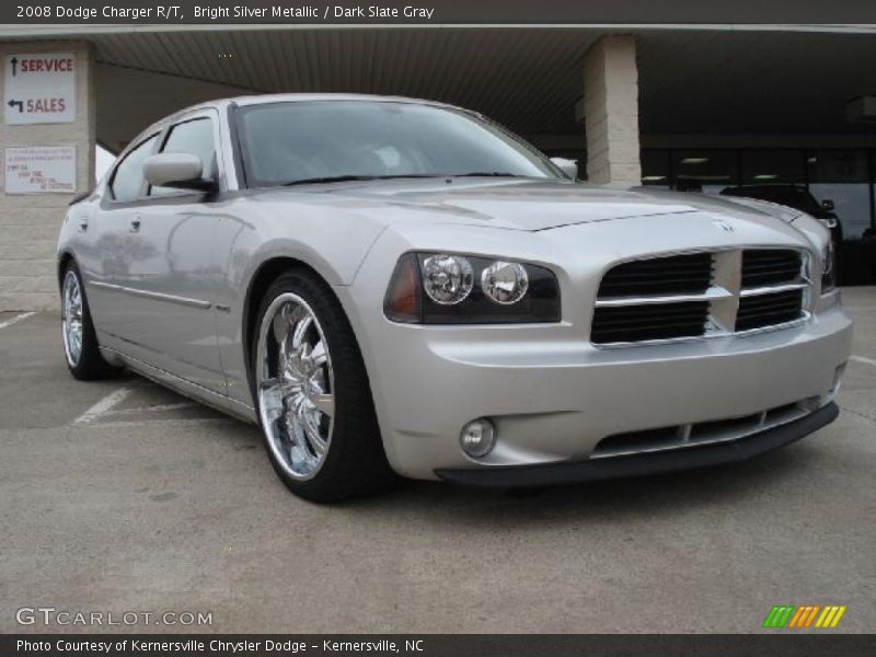 Bright Silver Metallic / Dark Slate Gray 2008 Dodge Charger R/T