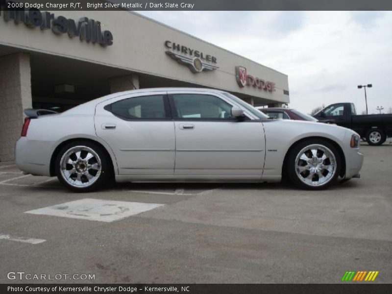 Bright Silver Metallic / Dark Slate Gray 2008 Dodge Charger R/T