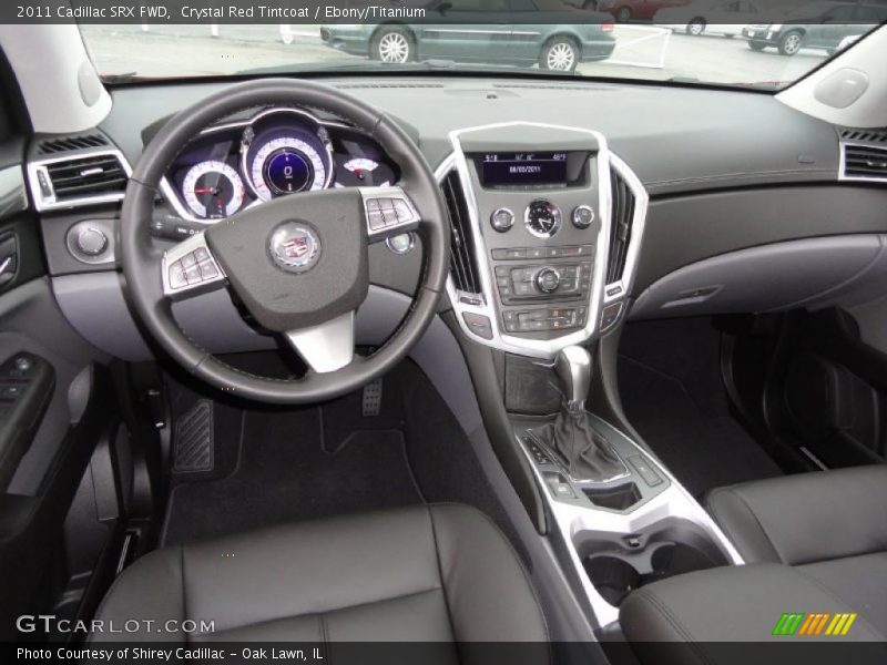 Crystal Red Tintcoat / Ebony/Titanium 2011 Cadillac SRX FWD