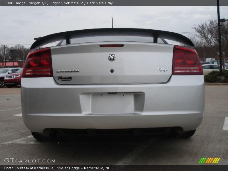 Bright Silver Metallic / Dark Slate Gray 2008 Dodge Charger R/T