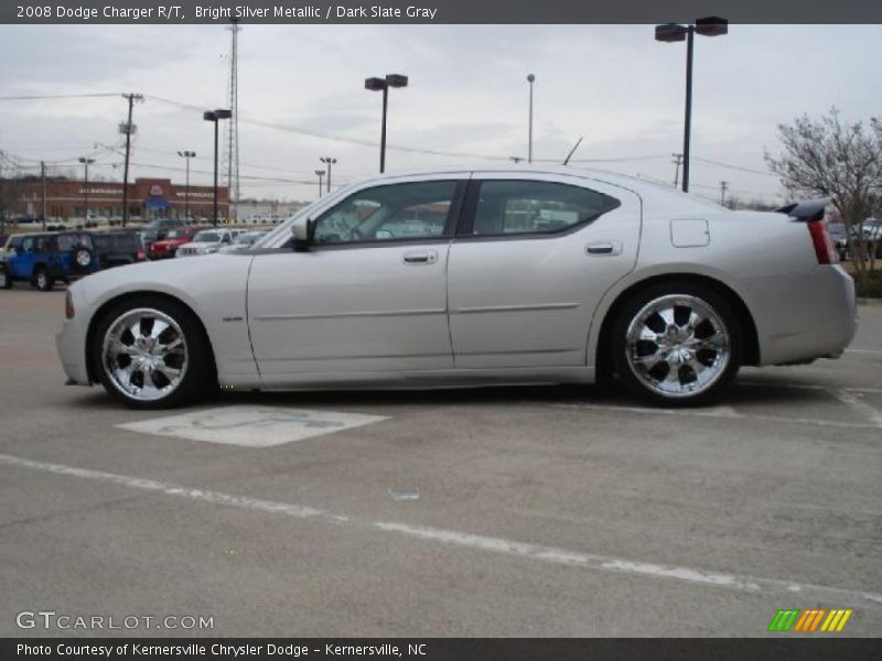 Bright Silver Metallic / Dark Slate Gray 2008 Dodge Charger R/T