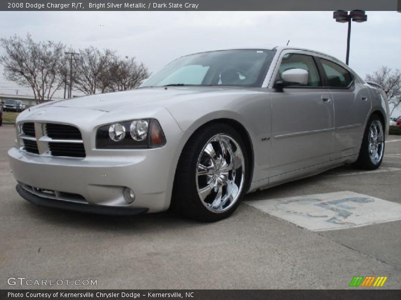 Bright Silver Metallic / Dark Slate Gray 2008 Dodge Charger R/T