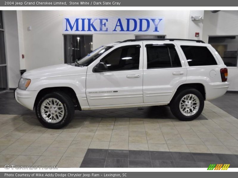 Stone White / Dark Slate Gray 2004 Jeep Grand Cherokee Limited