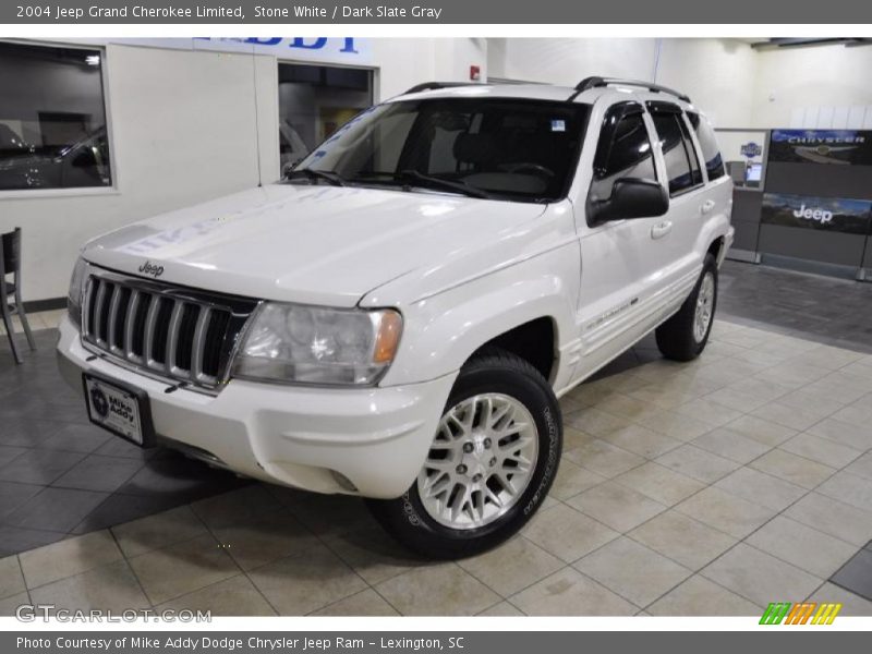 Stone White / Dark Slate Gray 2004 Jeep Grand Cherokee Limited