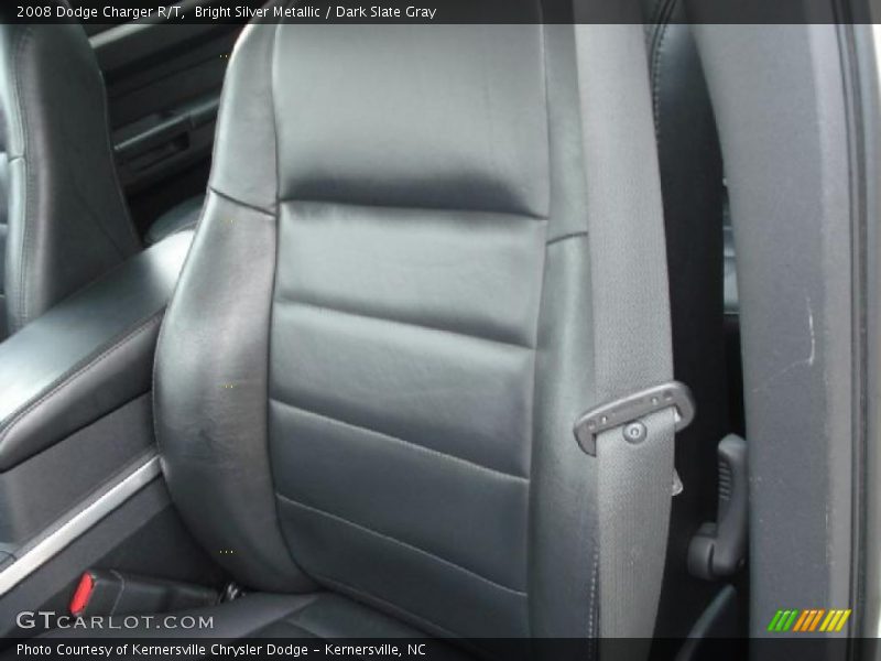 Bright Silver Metallic / Dark Slate Gray 2008 Dodge Charger R/T