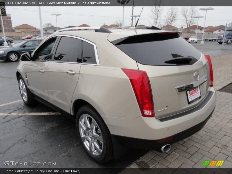 Gold Mist Metallic / Shale/Brownstone 2011 Cadillac SRX FWD