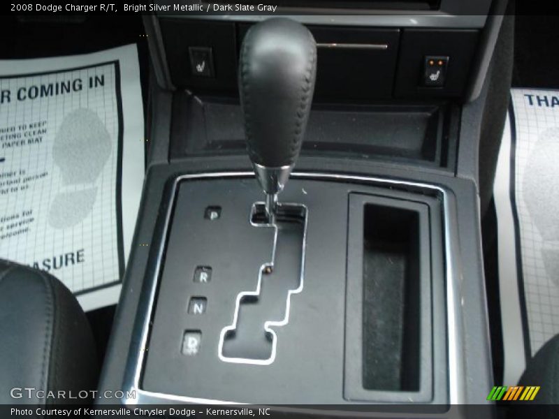 Bright Silver Metallic / Dark Slate Gray 2008 Dodge Charger R/T