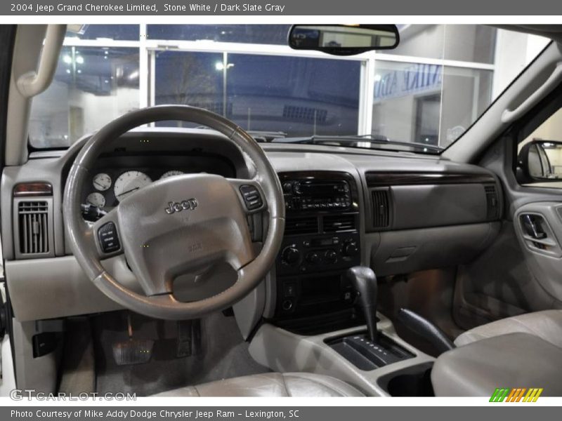 Stone White / Dark Slate Gray 2004 Jeep Grand Cherokee Limited
