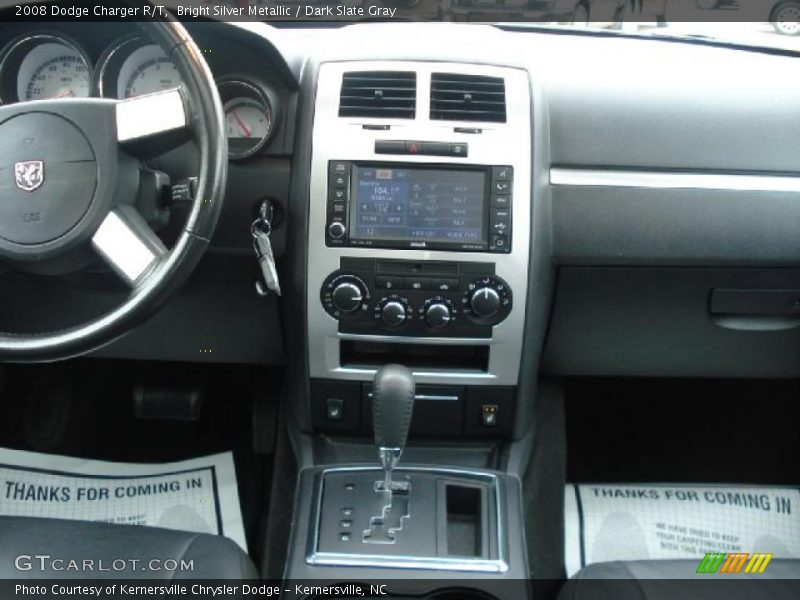 Bright Silver Metallic / Dark Slate Gray 2008 Dodge Charger R/T