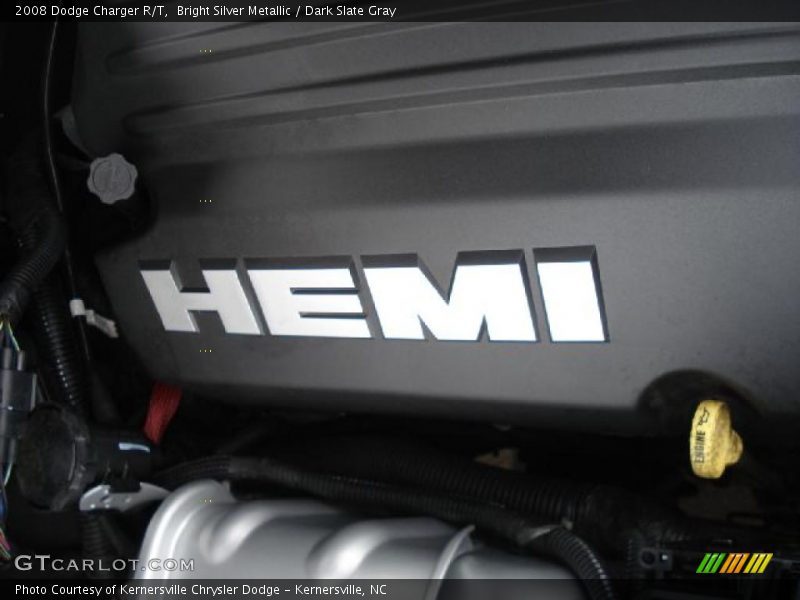 Bright Silver Metallic / Dark Slate Gray 2008 Dodge Charger R/T