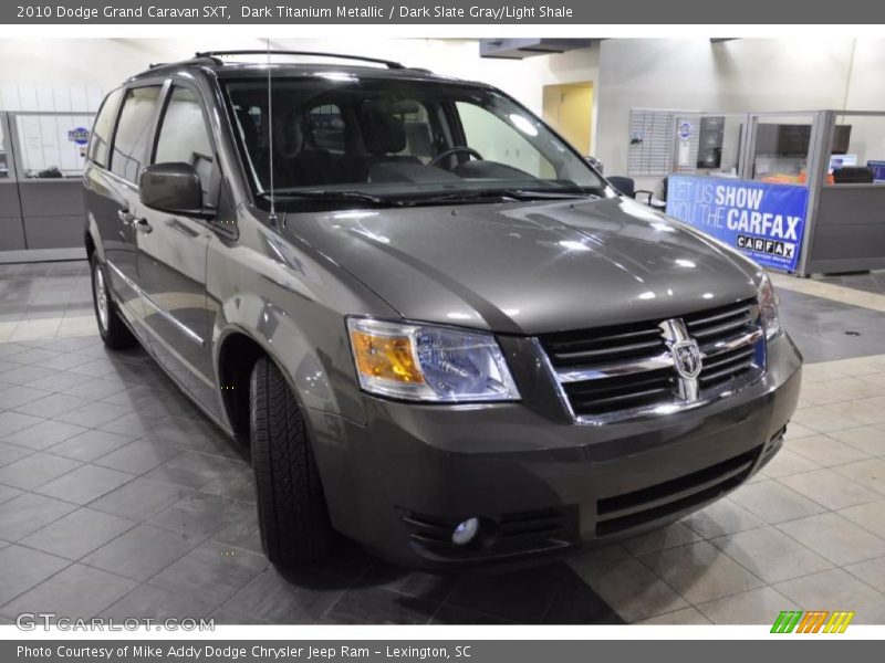 Dark Titanium Metallic / Dark Slate Gray/Light Shale 2010 Dodge Grand Caravan SXT