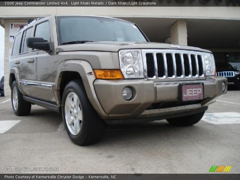 Light Khaki Metallic / Dark Khaki/Light Graystone 2006 Jeep Commander Limited 4x4