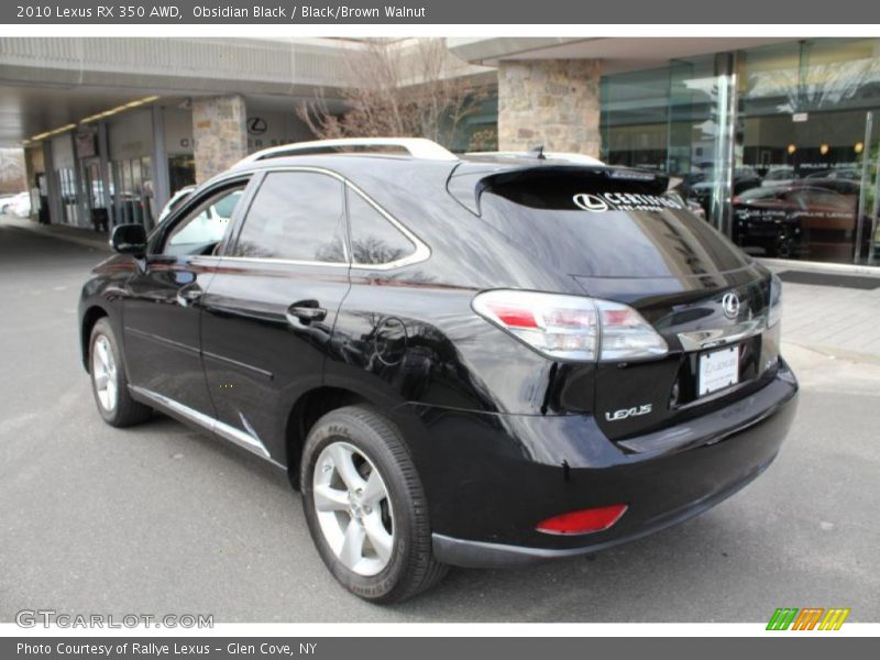 Obsidian Black / Black/Brown Walnut 2010 Lexus RX 350 AWD