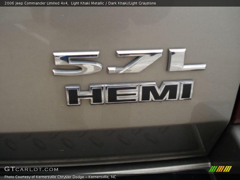 Light Khaki Metallic / Dark Khaki/Light Graystone 2006 Jeep Commander Limited 4x4