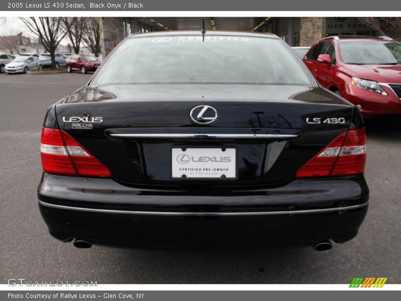 Black Onyx / Black 2005 Lexus LS 430 Sedan