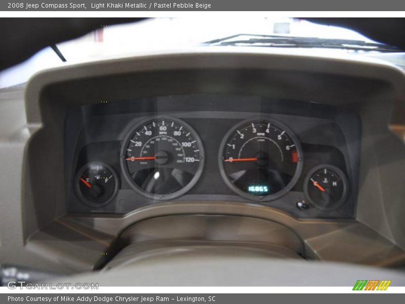 Light Khaki Metallic / Pastel Pebble Beige 2008 Jeep Compass Sport