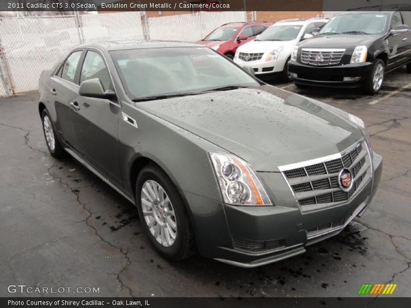  2011 CTS 3.0 Sedan Evolution Green Metallic