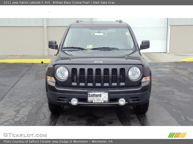 Brilliant Black Crystal Pearl / Dark Slate Gray 2011 Jeep Patriot Latitude X 4x4