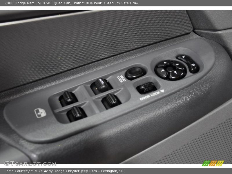Patriot Blue Pearl / Medium Slate Gray 2008 Dodge Ram 1500 SXT Quad Cab