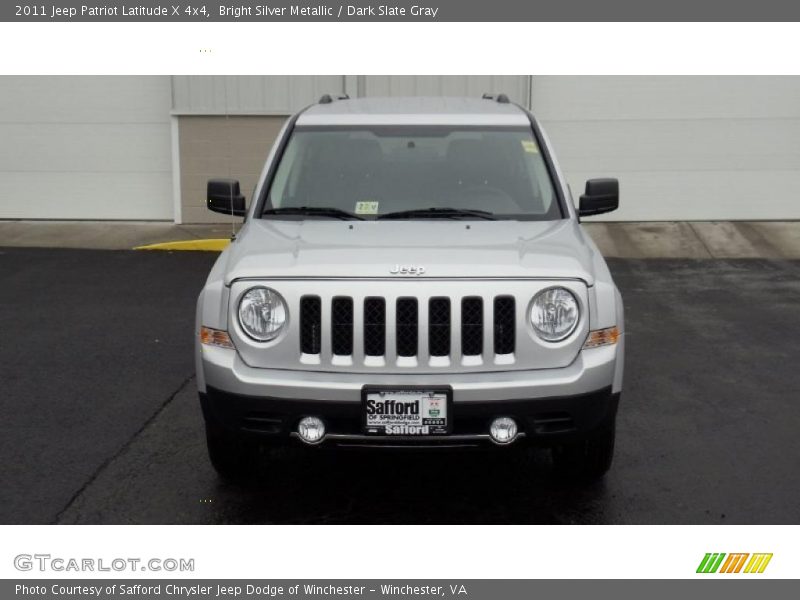 Bright Silver Metallic / Dark Slate Gray 2011 Jeep Patriot Latitude X 4x4