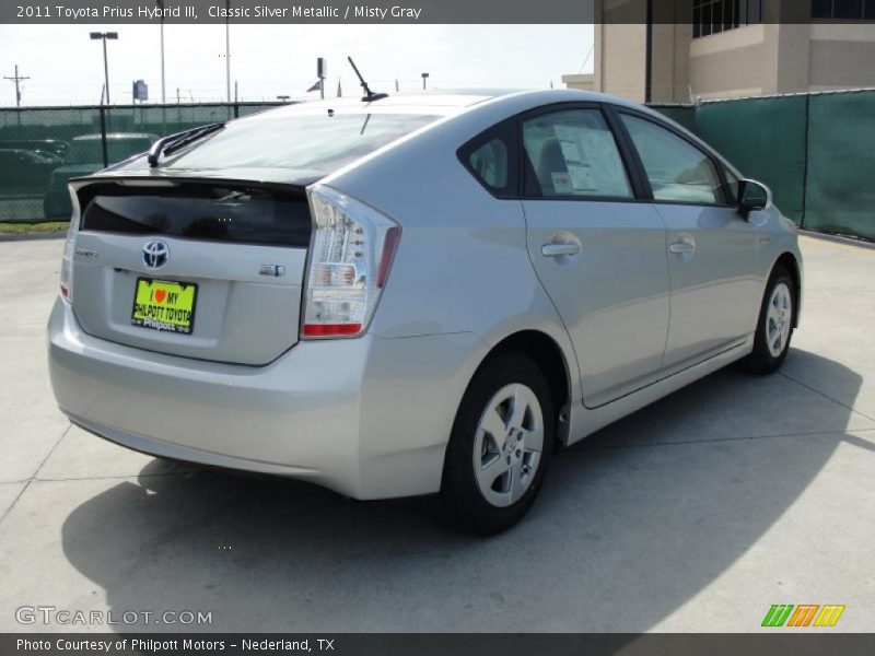 Classic Silver Metallic / Misty Gray 2011 Toyota Prius Hybrid III