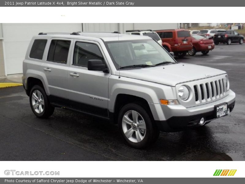 Bright Silver Metallic / Dark Slate Gray 2011 Jeep Patriot Latitude X 4x4