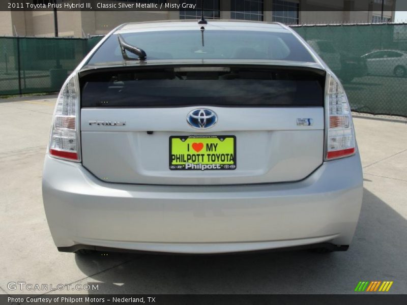 Classic Silver Metallic / Misty Gray 2011 Toyota Prius Hybrid III