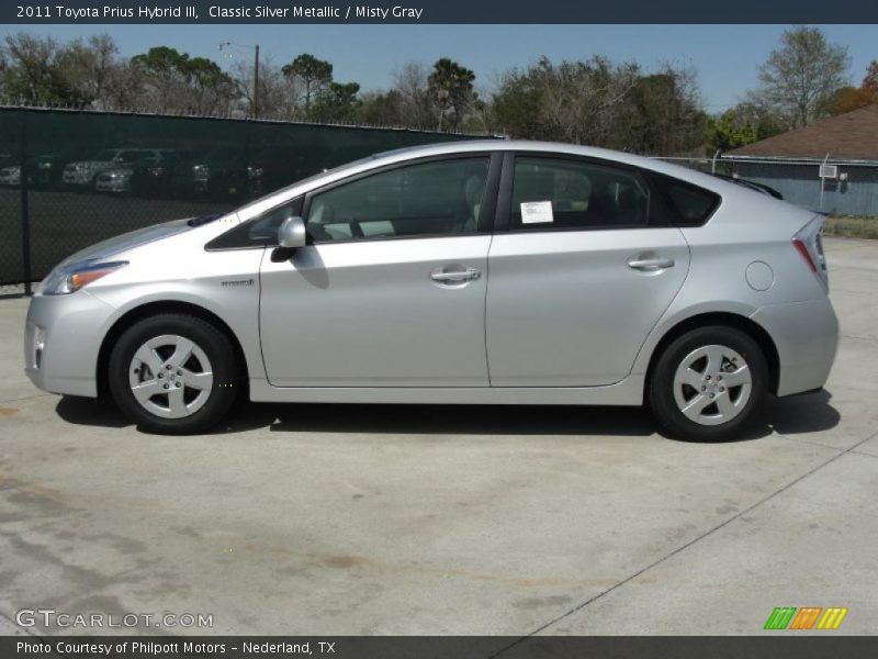Classic Silver Metallic / Misty Gray 2011 Toyota Prius Hybrid III