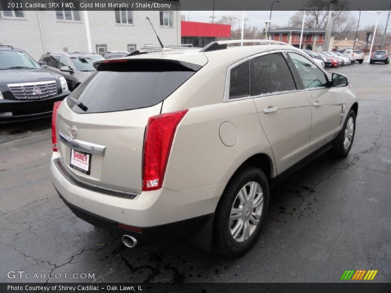 Gold Mist Metallic / Shale/Ebony 2011 Cadillac SRX FWD