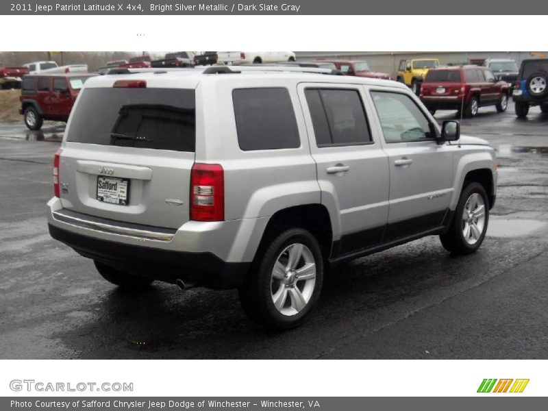 Bright Silver Metallic / Dark Slate Gray 2011 Jeep Patriot Latitude X 4x4