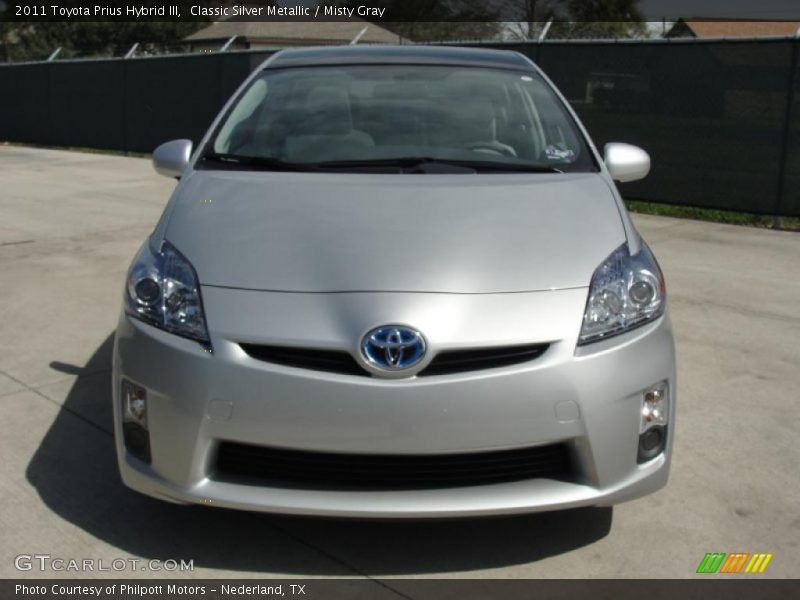 2011 Prius Hybrid III Classic Silver Metallic