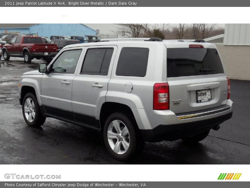 Bright Silver Metallic / Dark Slate Gray 2011 Jeep Patriot Latitude X 4x4