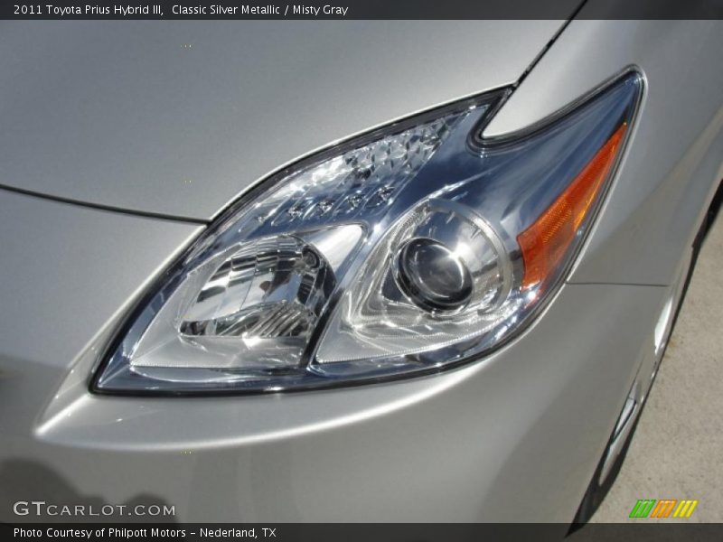  2011 Prius Hybrid III Classic Silver Metallic